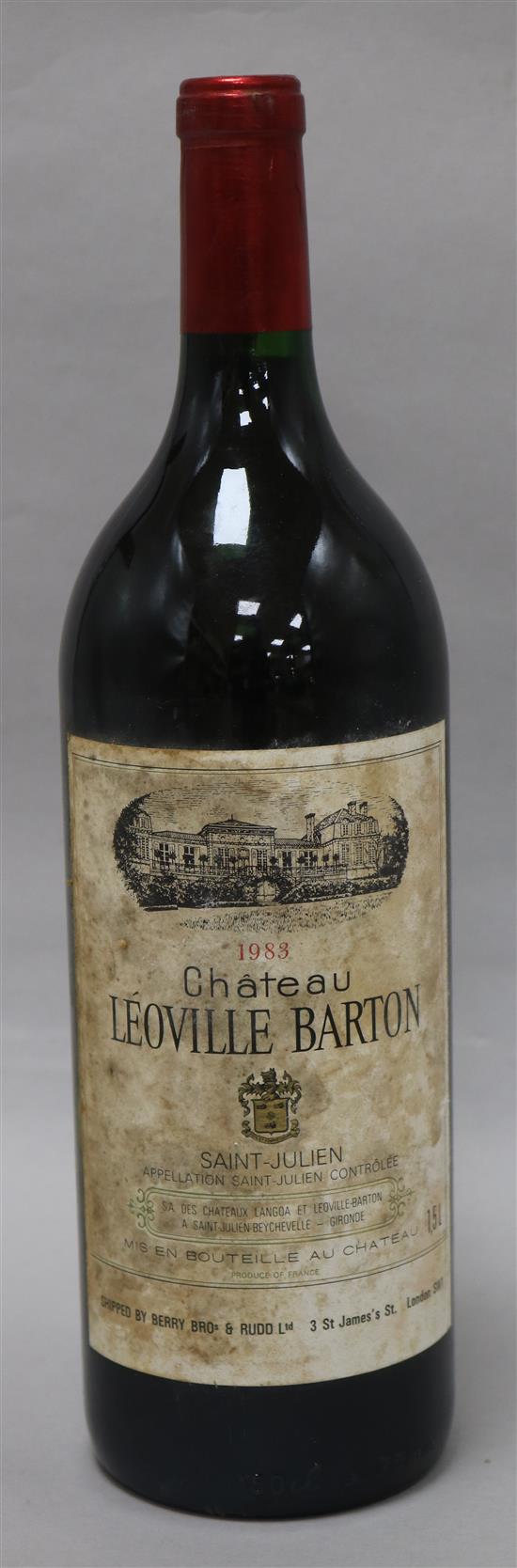 One magnum Chateau Leoville Barton 1983